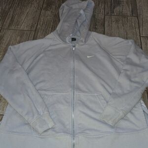 Nike Light Blue Full-Zip Hoodie